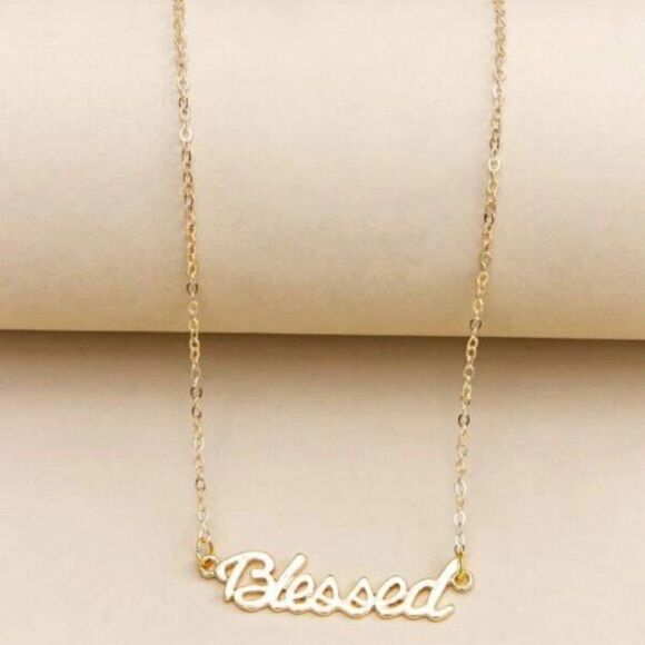 GOLD BLESSED UNISEX NECKLACE  - Picture 7 of 15